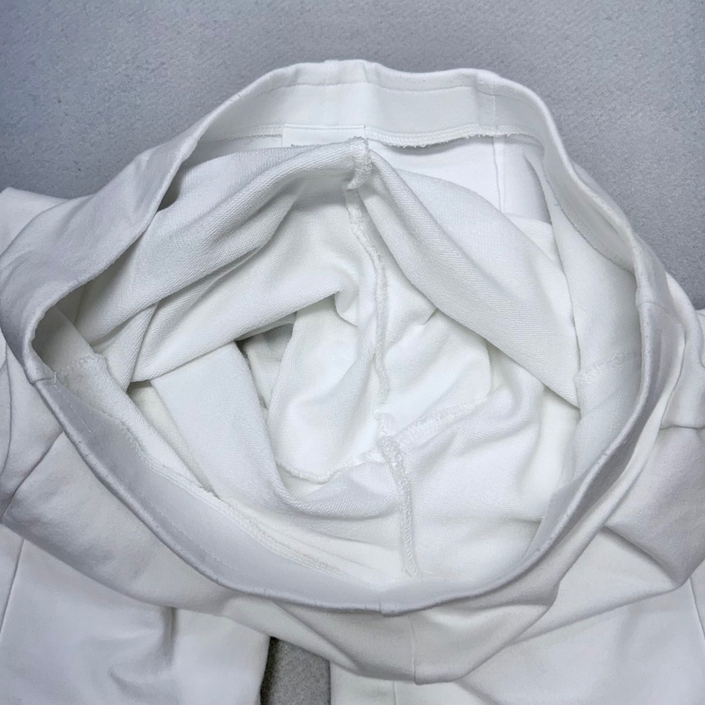 Pure Jill Slim-Leg Cropped Pants Womens XS Petite White Pima Cotton Stretch - Picture 12 of 12